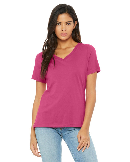 Ladies - Berry V-neck