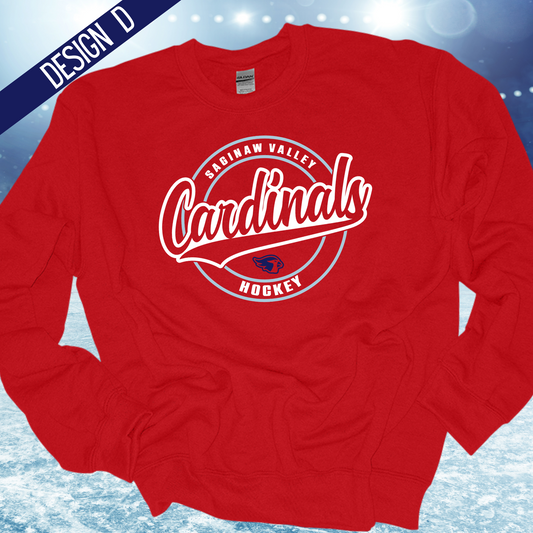 Red Hooded Sweatshirt - SVSU CARDINALS HOCKEY – Crimson Noggin