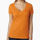 Tangerine Next Level Vneck