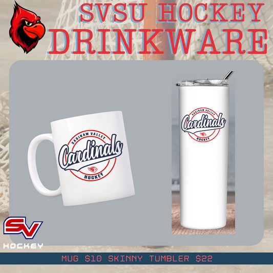 Red Hooded Sweatshirt - SVSU CARDINALS HOCKEY – Crimson Noggin